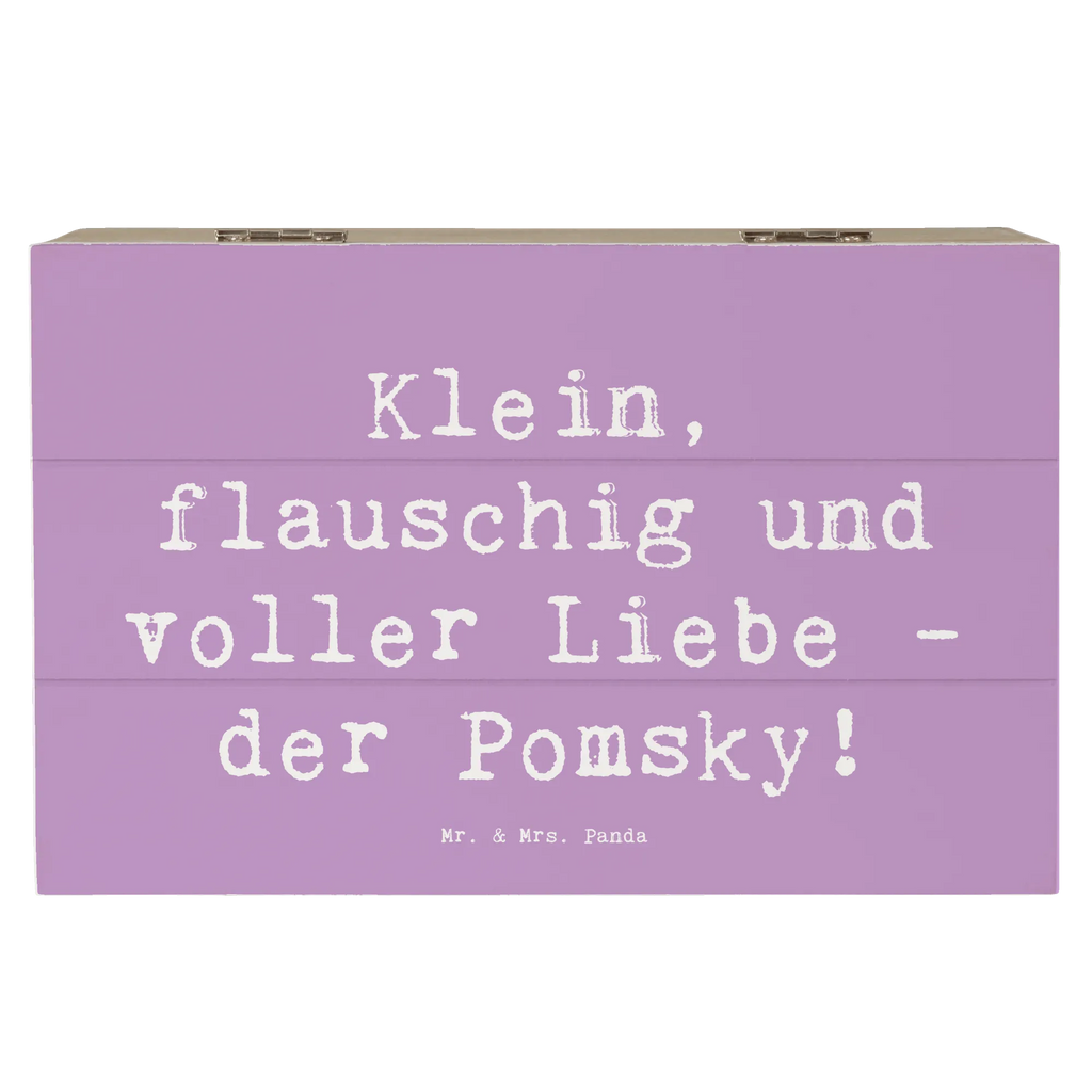 Holzkiste Spruch Flauschiger Pomsky Holzkiste, Kiste, Schatzkiste, Truhe, Schatulle, XXL, Erinnerungsbox, Erinnerungskiste, Dekokiste, Aufbewahrungsbox, Geschenkbox, Geschenkdose, Hund, Hunderasse, Rassehund, Hundebesitzer, Geschenk, Tierfreund, Schenken, Welpe