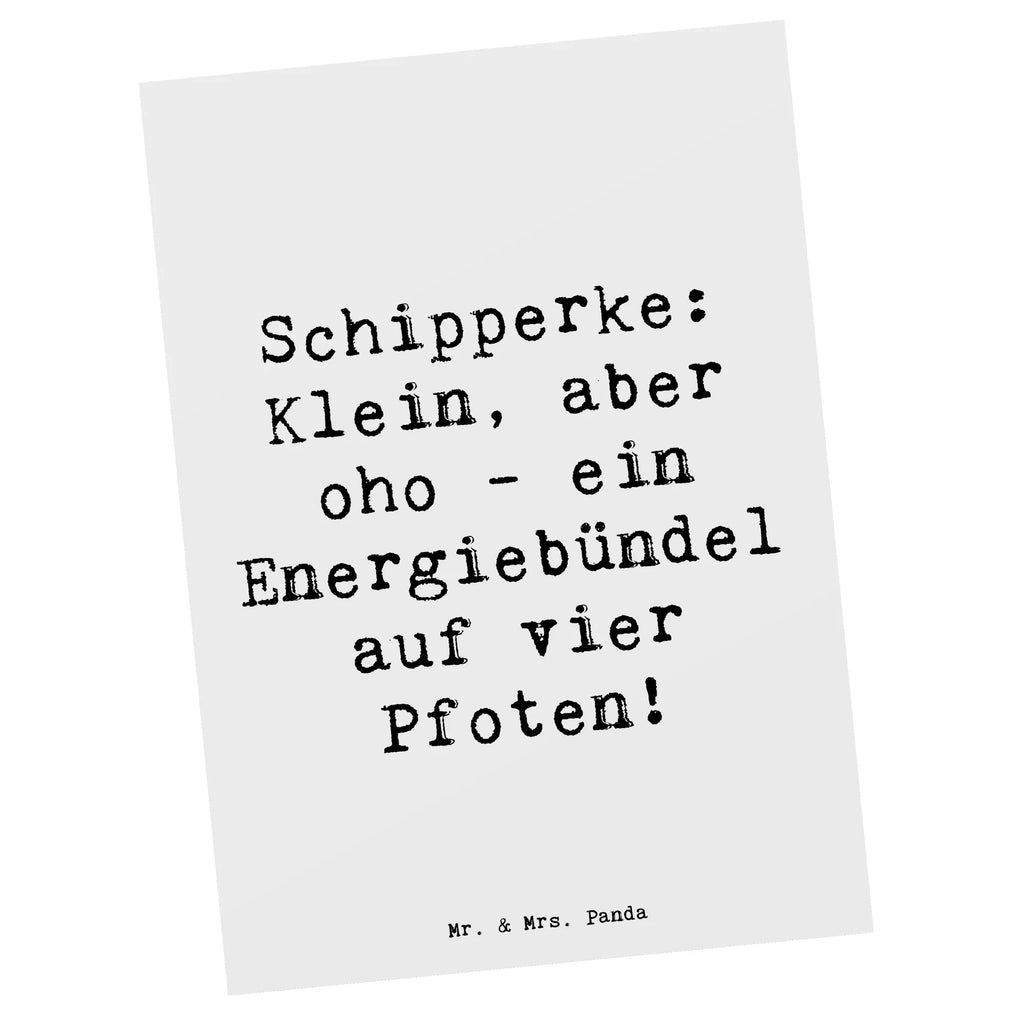 Postkarte Spruch Schipperke Energie Postkarte, Karte, Geschenkkarte, Grußkarte, Einladung, Ansichtskarte, Geburtstagskarte, Einladungskarte, Dankeskarte, Ansichtskarten, Einladung Geburtstag, Einladungskarten Geburtstag, Hund, Hunderasse, Rassehund, Hundebesitzer, Geschenk, Tierfreund, Schenken, Welpe