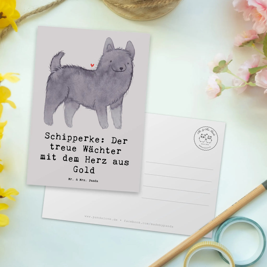 Postkarte Schipperke Wächterherz Postkarte, Karte, Geschenkkarte, Grußkarte, Einladung, Ansichtskarte, Geburtstagskarte, Einladungskarte, Dankeskarte, Ansichtskarten, Einladung Geburtstag, Einladungskarten Geburtstag, Hund, Hunderasse, Rassehund, Hundebesitzer, Geschenk, Tierfreund, Schenken, Welpe