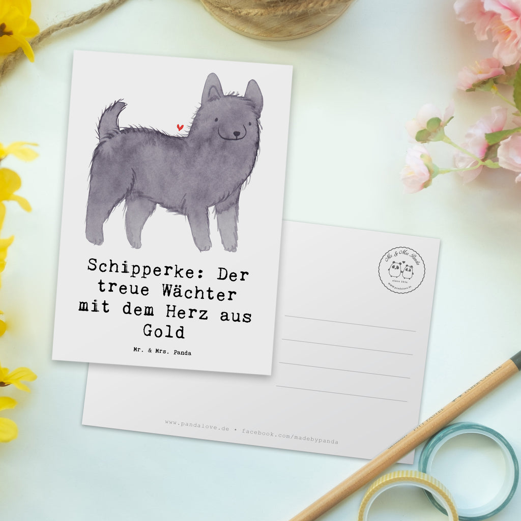 Postkarte Schipperke Wächterherz Postkarte, Karte, Geschenkkarte, Grußkarte, Einladung, Ansichtskarte, Geburtstagskarte, Einladungskarte, Dankeskarte, Ansichtskarten, Einladung Geburtstag, Einladungskarten Geburtstag, Hund, Hunderasse, Rassehund, Hundebesitzer, Geschenk, Tierfreund, Schenken, Welpe