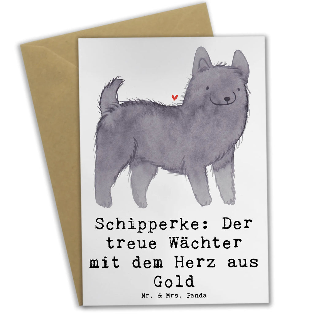 Grußkarte Schipperke Wächterherz Grußkarte, Klappkarte, Einladungskarte, Glückwunschkarte, Hochzeitskarte, Geburtstagskarte, Karte, Ansichtskarten, Hund, Hunderasse, Rassehund, Hundebesitzer, Geschenk, Tierfreund, Schenken, Welpe