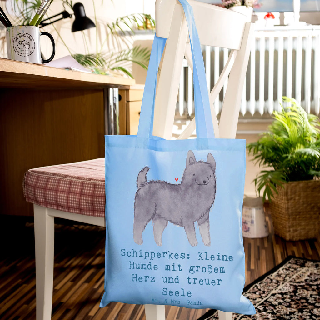 Tragetasche Schipperkes Herz Beuteltasche, Beutel, Einkaufstasche, Jutebeutel, Stoffbeutel, Tasche, Shopper, Umhängetasche, Strandtasche, Schultertasche, Stofftasche, Tragetasche, Badetasche, Jutetasche, Einkaufstüte, Laptoptasche, Hund, Hunderasse, Rassehund, Hundebesitzer, Geschenk, Tierfreund, Schenken, Welpe