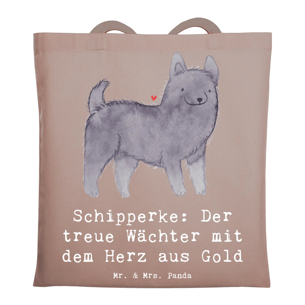 Tragetasche Schipperke Wächterherz Beuteltasche, Beutel, Einkaufstasche, Jutebeutel, Stoffbeutel, Tasche, Shopper, Umhängetasche, Strandtasche, Schultertasche, Stofftasche, Tragetasche, Badetasche, Jutetasche, Einkaufstüte, Laptoptasche, Hund, Hunderasse, Rassehund, Hundebesitzer, Geschenk, Tierfreund, Schenken, Welpe