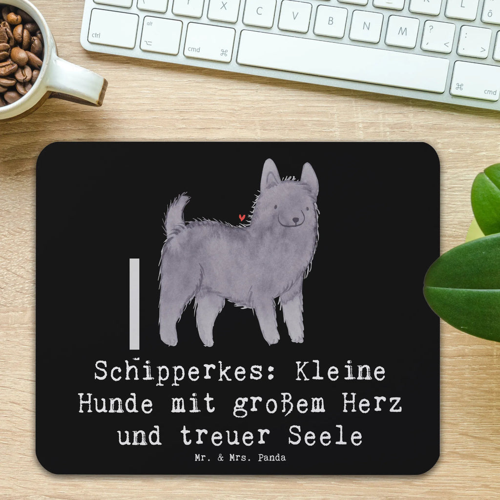 Mauspad Schipperkes Herz Mousepad, Computer zubehör, Büroausstattung, PC Zubehör, Arbeitszimmer, Mauspad, Einzigartiges Mauspad, Designer Mauspad, Mausunterlage, Mauspad Büro, Hund, Hunderasse, Rassehund, Hundebesitzer, Geschenk, Tierfreund, Schenken, Welpe