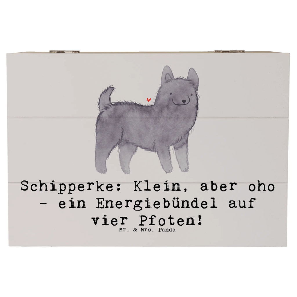 Holzkiste Schipperke Energie Holzkiste, Kiste, Schatzkiste, Truhe, Schatulle, XXL, Erinnerungsbox, Erinnerungskiste, Dekokiste, Aufbewahrungsbox, Geschenkbox, Geschenkdose, Hund, Hunderasse, Rassehund, Hundebesitzer, Geschenk, Tierfreund, Schenken, Welpe