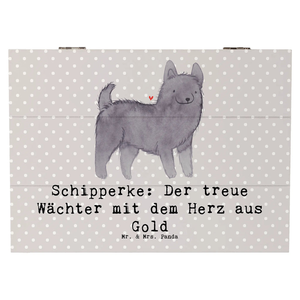 Holzkiste Schipperke Wächterherz Holzkiste, Kiste, Schatzkiste, Truhe, Schatulle, XXL, Erinnerungsbox, Erinnerungskiste, Dekokiste, Aufbewahrungsbox, Geschenkbox, Geschenkdose, Hund, Hunderasse, Rassehund, Hundebesitzer, Geschenk, Tierfreund, Schenken, Welpe