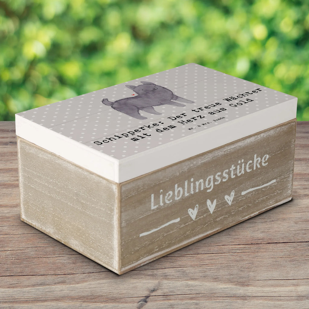 Holzkiste Schipperke Wächterherz Holzkiste, Kiste, Schatzkiste, Truhe, Schatulle, XXL, Erinnerungsbox, Erinnerungskiste, Dekokiste, Aufbewahrungsbox, Geschenkbox, Geschenkdose, Hund, Hunderasse, Rassehund, Hundebesitzer, Geschenk, Tierfreund, Schenken, Welpe