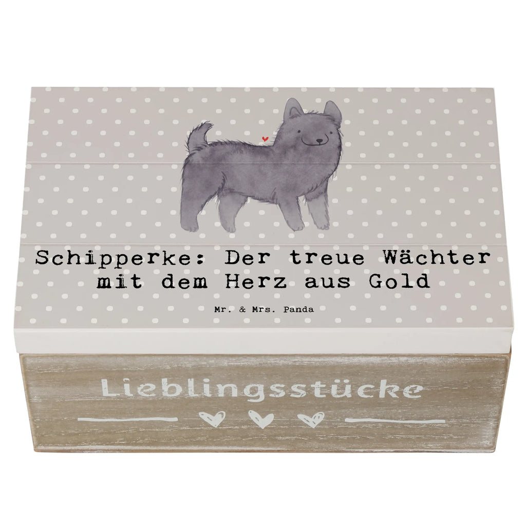 Holzkiste Schipperke Wächterherz Holzkiste, Kiste, Schatzkiste, Truhe, Schatulle, XXL, Erinnerungsbox, Erinnerungskiste, Dekokiste, Aufbewahrungsbox, Geschenkbox, Geschenkdose, Hund, Hunderasse, Rassehund, Hundebesitzer, Geschenk, Tierfreund, Schenken, Welpe