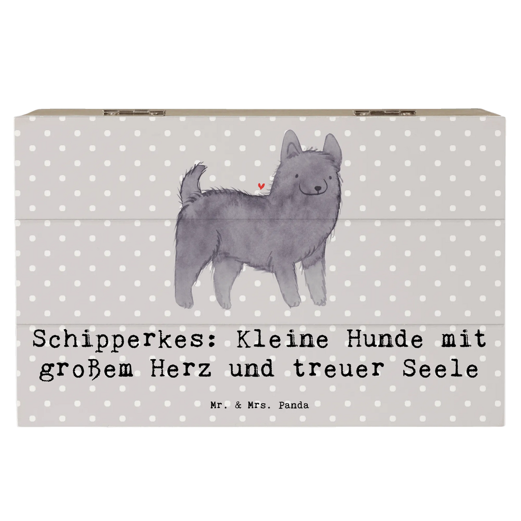 Holzkiste Schipperkes Herz Holzkiste, Kiste, Schatzkiste, Truhe, Schatulle, XXL, Erinnerungsbox, Erinnerungskiste, Dekokiste, Aufbewahrungsbox, Geschenkbox, Geschenkdose, Hund, Hunderasse, Rassehund, Hundebesitzer, Geschenk, Tierfreund, Schenken, Welpe