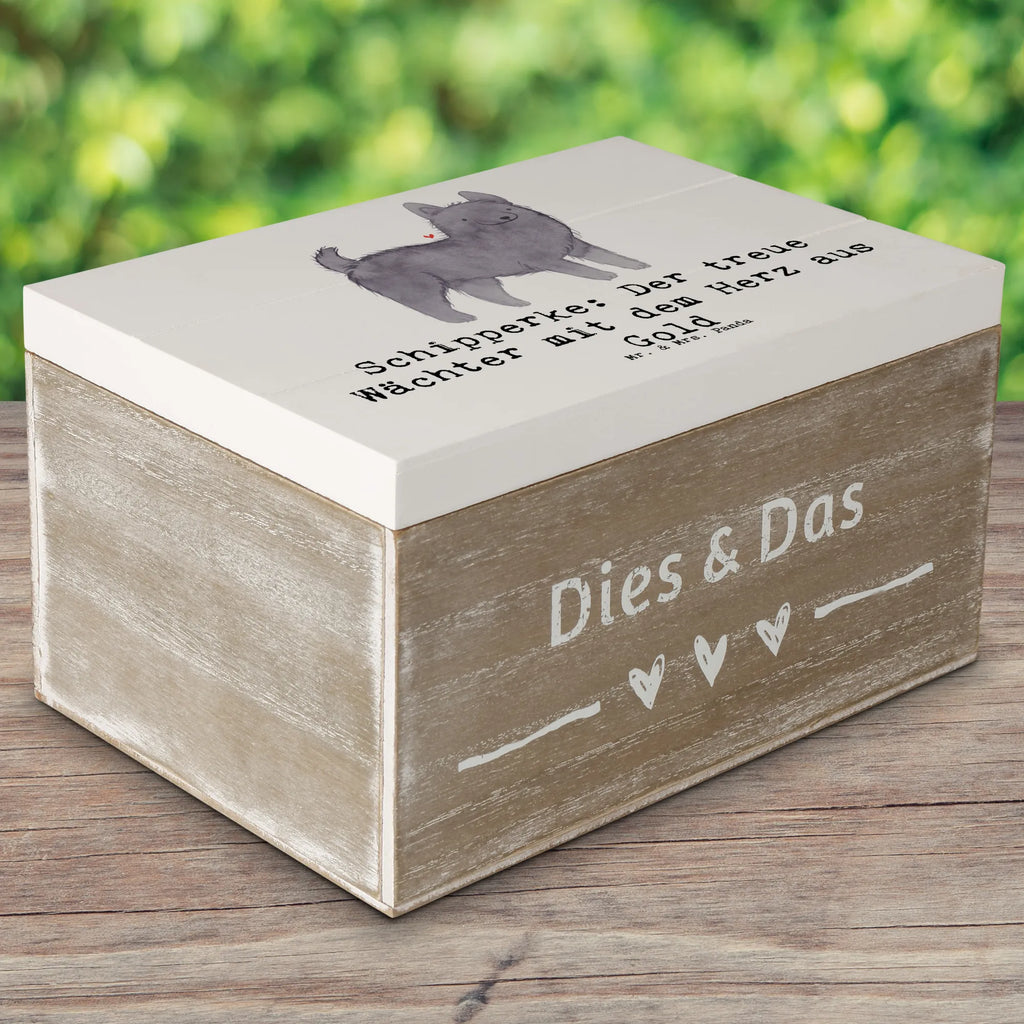 Holzkiste Schipperke Wächterherz Holzkiste, Kiste, Schatzkiste, Truhe, Schatulle, XXL, Erinnerungsbox, Erinnerungskiste, Dekokiste, Aufbewahrungsbox, Geschenkbox, Geschenkdose, Hund, Hunderasse, Rassehund, Hundebesitzer, Geschenk, Tierfreund, Schenken, Welpe