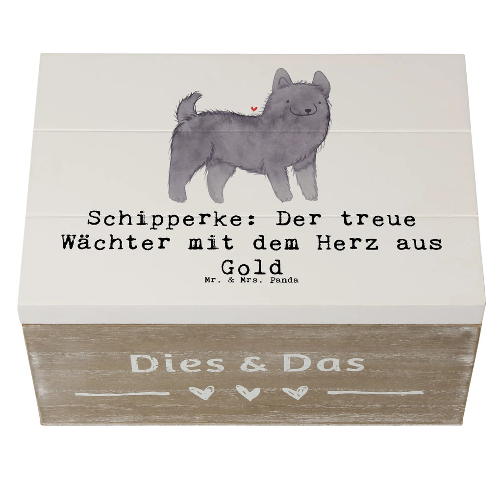 Holzkiste Schipperke Wächterherz Holzkiste, Kiste, Schatzkiste, Truhe, Schatulle, XXL, Erinnerungsbox, Erinnerungskiste, Dekokiste, Aufbewahrungsbox, Geschenkbox, Geschenkdose, Hund, Hunderasse, Rassehund, Hundebesitzer, Geschenk, Tierfreund, Schenken, Welpe