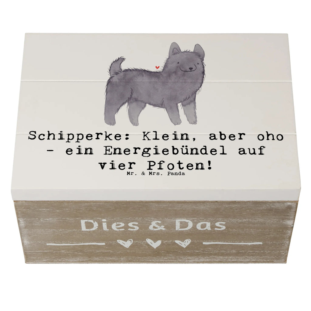 Holzkiste Schipperke Energie Holzkiste, Kiste, Schatzkiste, Truhe, Schatulle, XXL, Erinnerungsbox, Erinnerungskiste, Dekokiste, Aufbewahrungsbox, Geschenkbox, Geschenkdose, Hund, Hunderasse, Rassehund, Hundebesitzer, Geschenk, Tierfreund, Schenken, Welpe