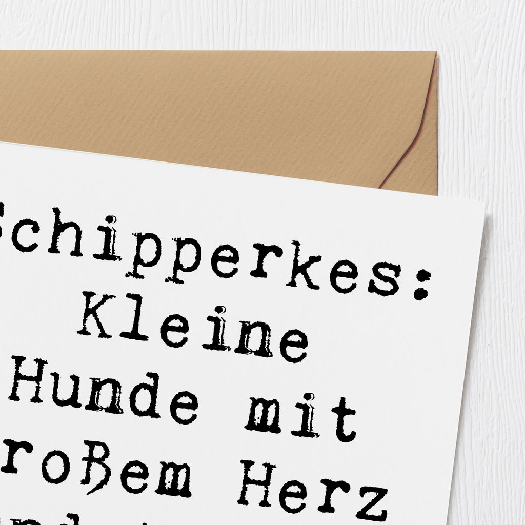 Deluxe Karte Spruch Schipperkes Herz Karte, Grußkarte, Klappkarte, Einladungskarte, Glückwunschkarte, Hochzeitskarte, Geburtstagskarte, Hochwertige Grußkarte, Hochwertige Klappkarte, Hund, Hunderasse, Rassehund, Hundebesitzer, Geschenk, Tierfreund, Schenken, Welpe