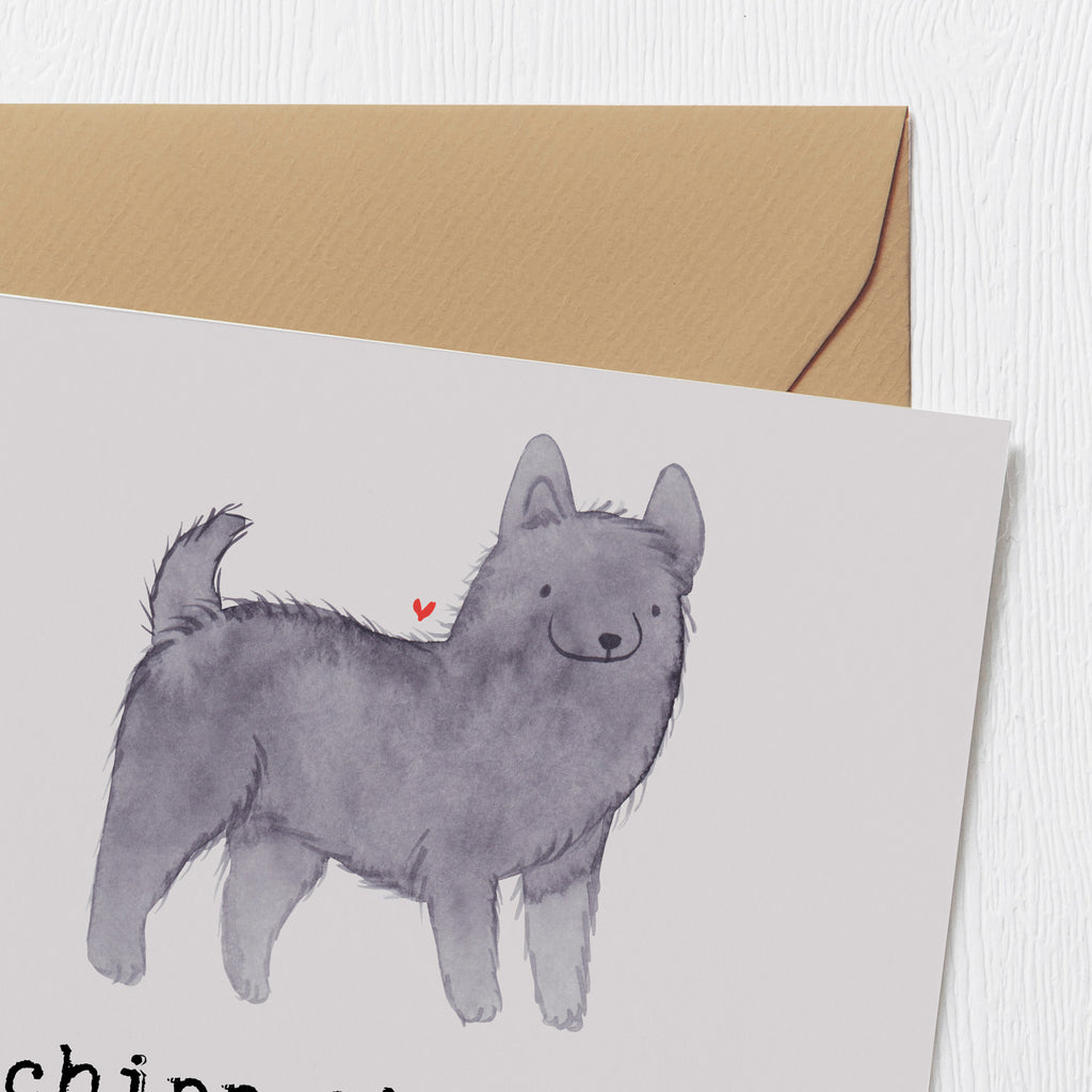 Deluxe Karte Schipperke Wächterherz Karte, Grußkarte, Klappkarte, Einladungskarte, Glückwunschkarte, Hochzeitskarte, Geburtstagskarte, Hochwertige Grußkarte, Hochwertige Klappkarte, Hund, Hunderasse, Rassehund, Hundebesitzer, Geschenk, Tierfreund, Schenken, Welpe