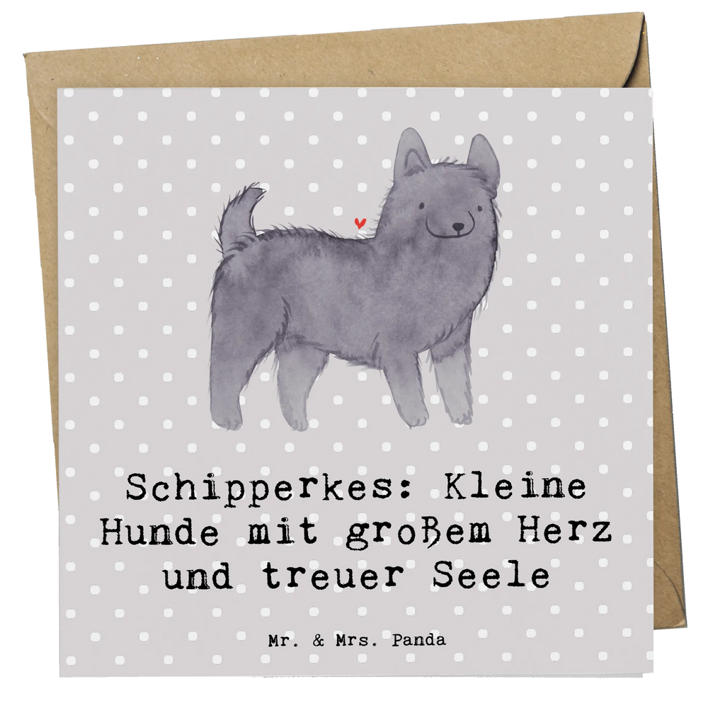 Deluxe Karte Schipperkes Herz Karte, Grußkarte, Klappkarte, Einladungskarte, Glückwunschkarte, Hochzeitskarte, Geburtstagskarte, Hochwertige Grußkarte, Hochwertige Klappkarte, Hund, Hunderasse, Rassehund, Hundebesitzer, Geschenk, Tierfreund, Schenken, Welpe