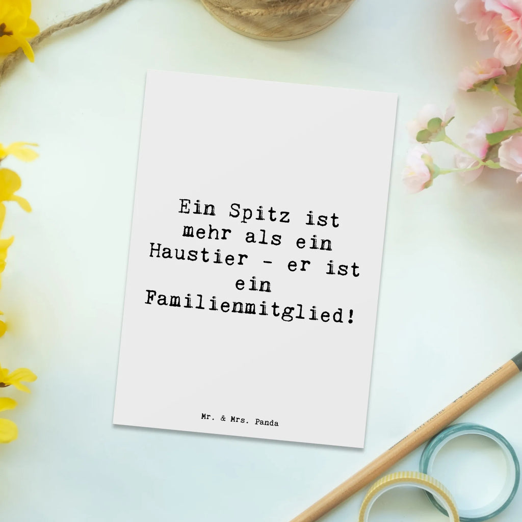 Postkarte Spruch Spitz Familienmitglied Postkarte, Karte, Geschenkkarte, Grußkarte, Einladung, Ansichtskarte, Geburtstagskarte, Einladungskarte, Dankeskarte, Ansichtskarten, Einladung Geburtstag, Einladungskarten Geburtstag, Hund, Hunderasse, Rassehund, Hundebesitzer, Geschenk, Tierfreund, Schenken, Welpe