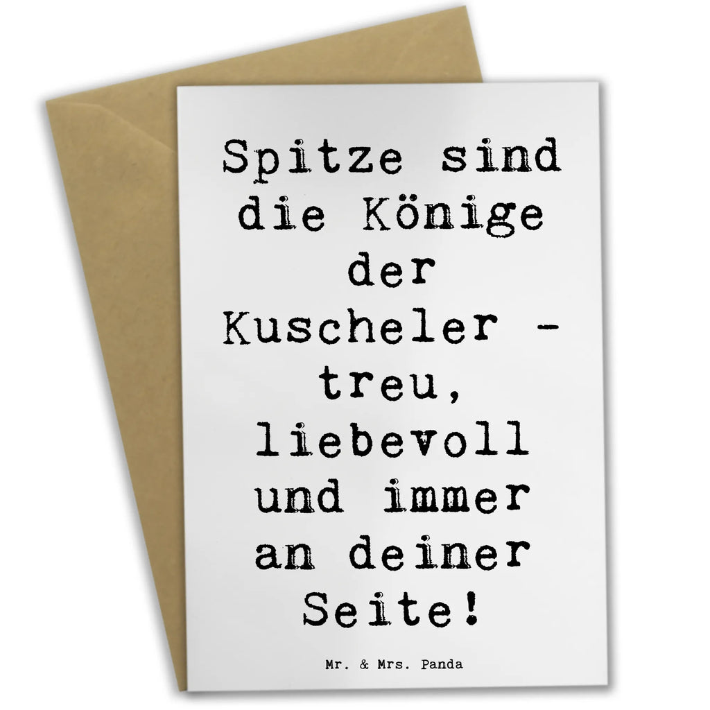 Grußkarte Spruch Spitz König Grußkarte, Klappkarte, Einladungskarte, Glückwunschkarte, Hochzeitskarte, Geburtstagskarte, Karte, Ansichtskarten, Hund, Hunderasse, Rassehund, Hundebesitzer, Geschenk, Tierfreund, Schenken, Welpe