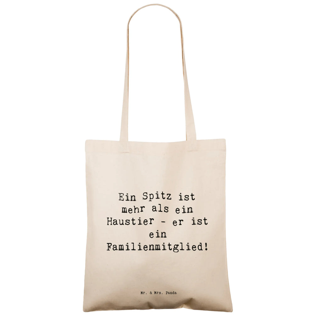 Tragetasche Spruch Spitz Familienmitglied Beuteltasche, Beutel, Einkaufstasche, Jutebeutel, Stoffbeutel, Tasche, Shopper, Umhängetasche, Strandtasche, Schultertasche, Stofftasche, Tragetasche, Badetasche, Jutetasche, Einkaufstüte, Laptoptasche, Hund, Hunderasse, Rassehund, Hundebesitzer, Geschenk, Tierfreund, Schenken, Welpe