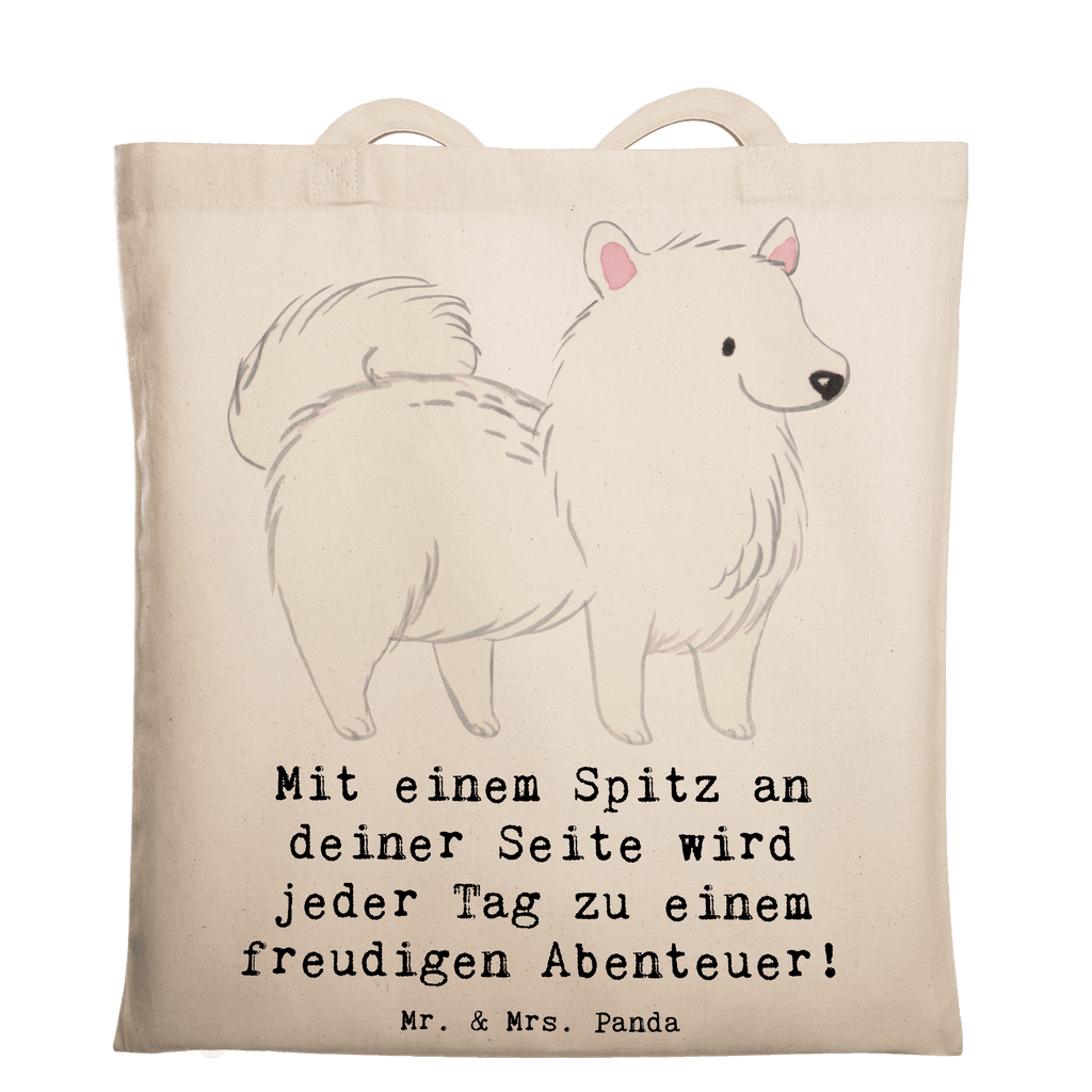 Tragetasche Freudiger Spitz Beuteltasche, Beutel, Einkaufstasche, Jutebeutel, Stoffbeutel, Tasche, Shopper, Umhängetasche, Strandtasche, Schultertasche, Stofftasche, Tragetasche, Badetasche, Jutetasche, Einkaufstüte, Laptoptasche, Hund, Hunderasse, Rassehund, Hundebesitzer, Geschenk, Tierfreund, Schenken, Welpe