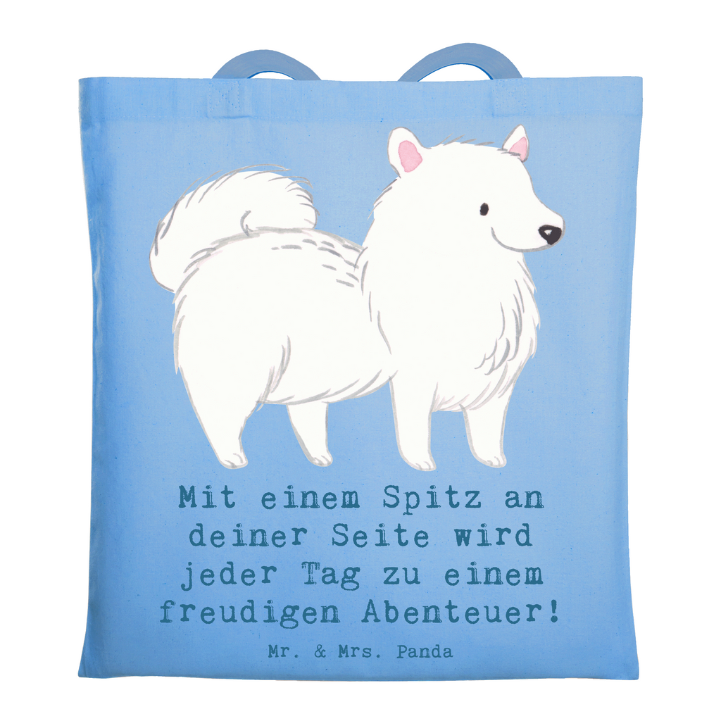 Tragetasche Freudiger Spitz Beuteltasche, Beutel, Einkaufstasche, Jutebeutel, Stoffbeutel, Tasche, Shopper, Umhängetasche, Strandtasche, Schultertasche, Stofftasche, Tragetasche, Badetasche, Jutetasche, Einkaufstüte, Laptoptasche, Hund, Hunderasse, Rassehund, Hundebesitzer, Geschenk, Tierfreund, Schenken, Welpe