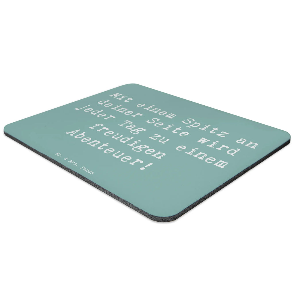 Mauspad Spruch Freudiger Spitz Mousepad, Computer zubehör, Büroausstattung, PC Zubehör, Arbeitszimmer, Mauspad, Einzigartiges Mauspad, Designer Mauspad, Mausunterlage, Mauspad Büro, Hund, Hunderasse, Rassehund, Hundebesitzer, Geschenk, Tierfreund, Schenken, Welpe