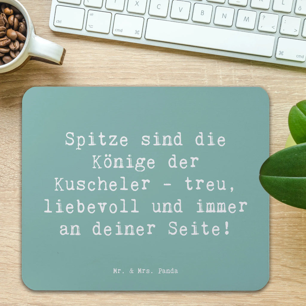 Mauspad Spruch Spitz König Mousepad, Computer zubehör, Büroausstattung, PC Zubehör, Arbeitszimmer, Mauspad, Einzigartiges Mauspad, Designer Mauspad, Mausunterlage, Mauspad Büro, Hund, Hunderasse, Rassehund, Hundebesitzer, Geschenk, Tierfreund, Schenken, Welpe