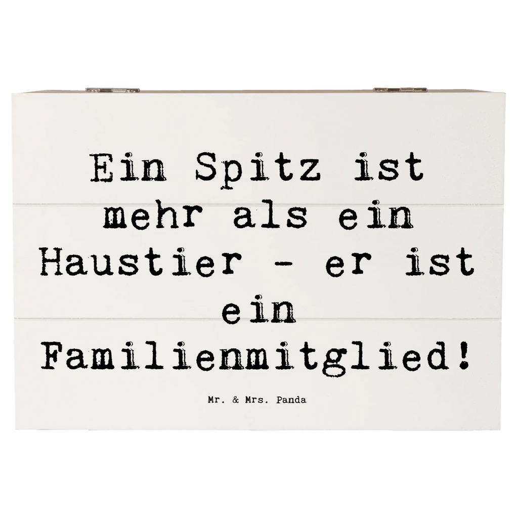 Holzkiste Spruch Spitz Familienmitglied Holzkiste, Kiste, Schatzkiste, Truhe, Schatulle, XXL, Erinnerungsbox, Erinnerungskiste, Dekokiste, Aufbewahrungsbox, Geschenkbox, Geschenkdose, Hund, Hunderasse, Rassehund, Hundebesitzer, Geschenk, Tierfreund, Schenken, Welpe