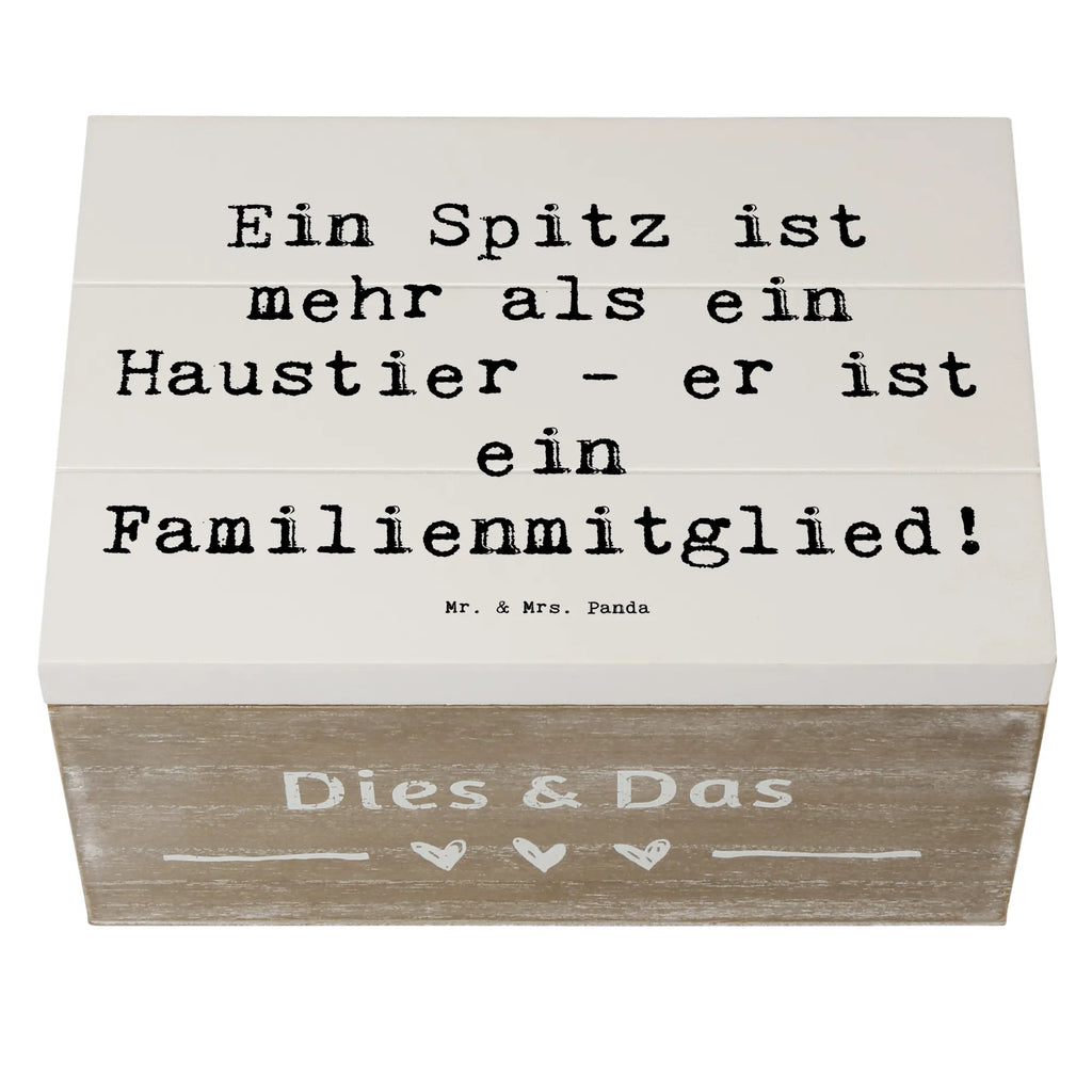 Holzkiste Spruch Spitz Familienmitglied Holzkiste, Kiste, Schatzkiste, Truhe, Schatulle, XXL, Erinnerungsbox, Erinnerungskiste, Dekokiste, Aufbewahrungsbox, Geschenkbox, Geschenkdose, Hund, Hunderasse, Rassehund, Hundebesitzer, Geschenk, Tierfreund, Schenken, Welpe