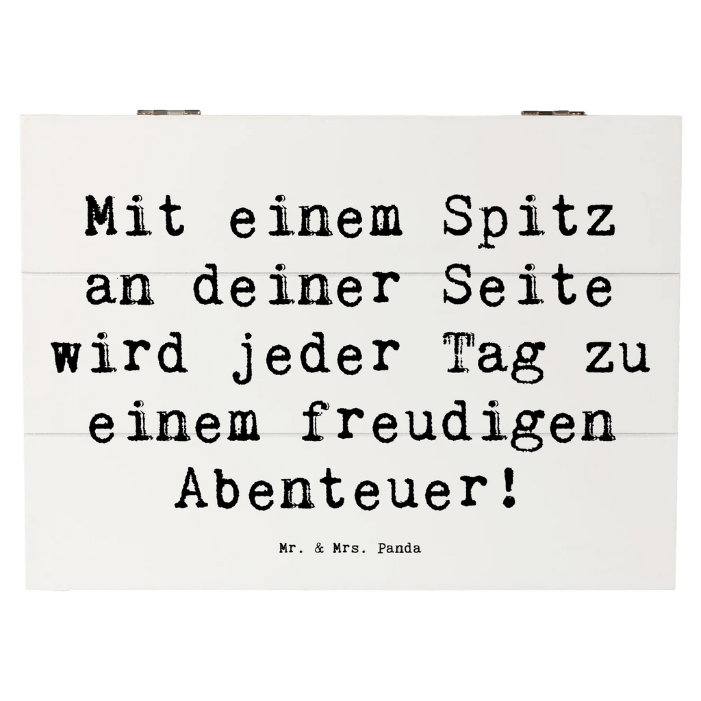 Holzkiste Spruch Freudiger Spitz Holzkiste, Kiste, Schatzkiste, Truhe, Schatulle, XXL, Erinnerungsbox, Erinnerungskiste, Dekokiste, Aufbewahrungsbox, Geschenkbox, Geschenkdose, Hund, Hunderasse, Rassehund, Hundebesitzer, Geschenk, Tierfreund, Schenken, Welpe