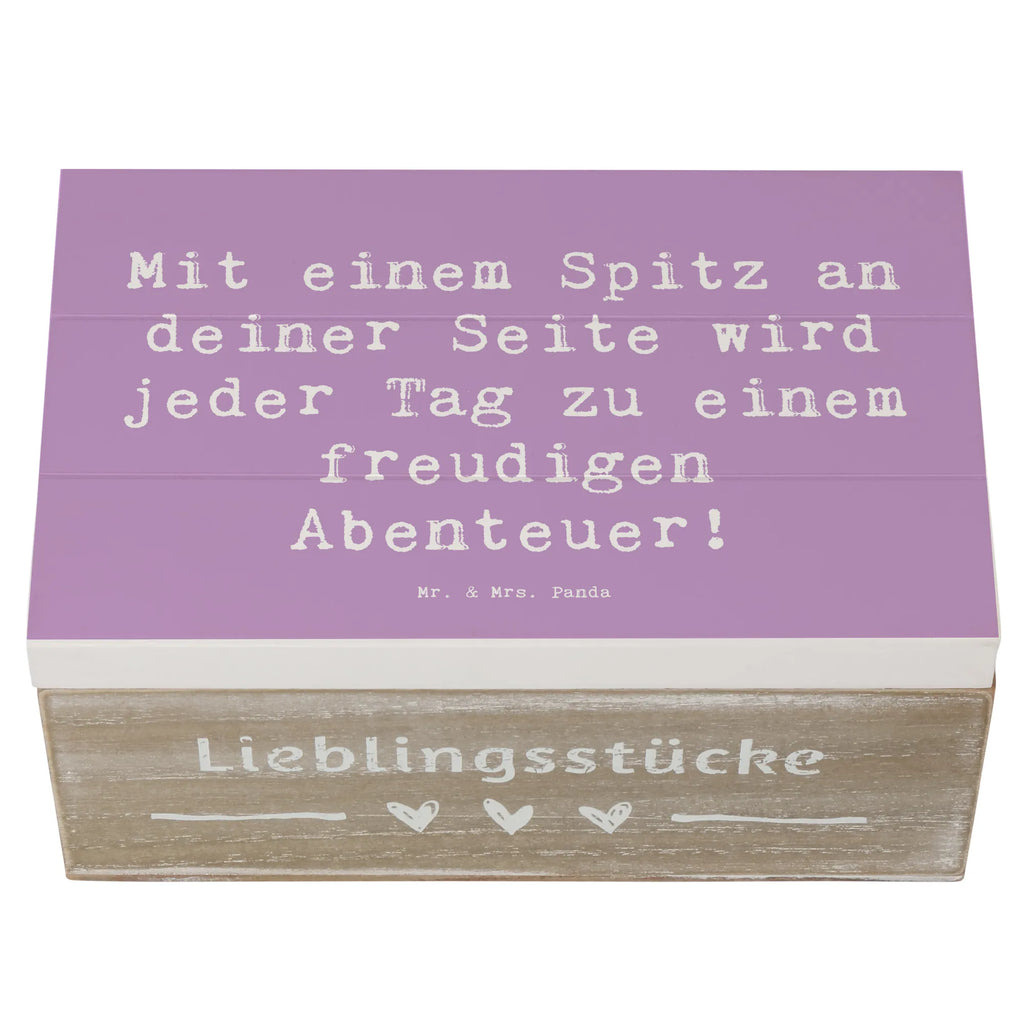 Holzkiste Spruch Freudiger Spitz Holzkiste, Kiste, Schatzkiste, Truhe, Schatulle, XXL, Erinnerungsbox, Erinnerungskiste, Dekokiste, Aufbewahrungsbox, Geschenkbox, Geschenkdose, Hund, Hunderasse, Rassehund, Hundebesitzer, Geschenk, Tierfreund, Schenken, Welpe