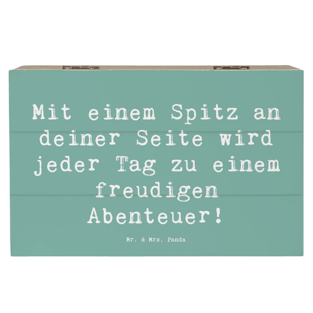 Holzkiste Spruch Freudiger Spitz Holzkiste, Kiste, Schatzkiste, Truhe, Schatulle, XXL, Erinnerungsbox, Erinnerungskiste, Dekokiste, Aufbewahrungsbox, Geschenkbox, Geschenkdose, Hund, Hunderasse, Rassehund, Hundebesitzer, Geschenk, Tierfreund, Schenken, Welpe