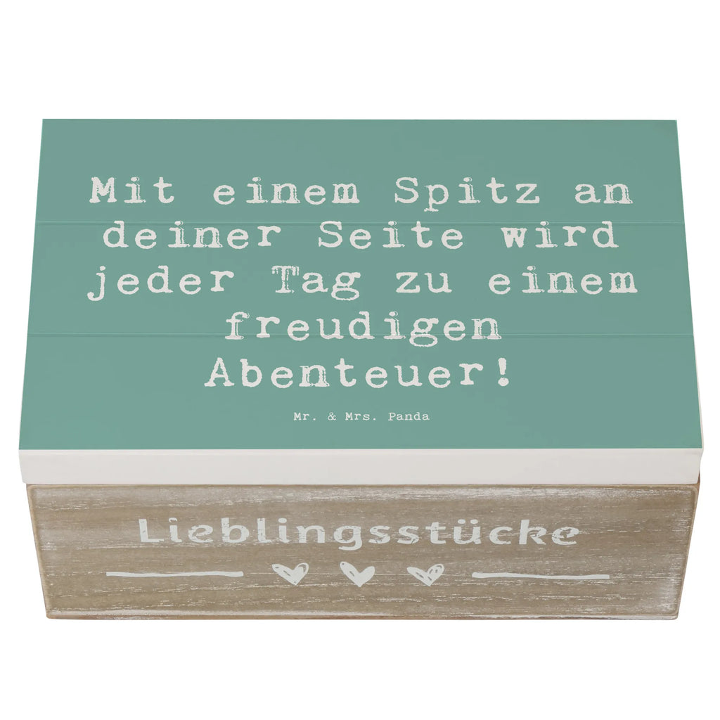 Holzkiste Spruch Freudiger Spitz Holzkiste, Kiste, Schatzkiste, Truhe, Schatulle, XXL, Erinnerungsbox, Erinnerungskiste, Dekokiste, Aufbewahrungsbox, Geschenkbox, Geschenkdose, Hund, Hunderasse, Rassehund, Hundebesitzer, Geschenk, Tierfreund, Schenken, Welpe