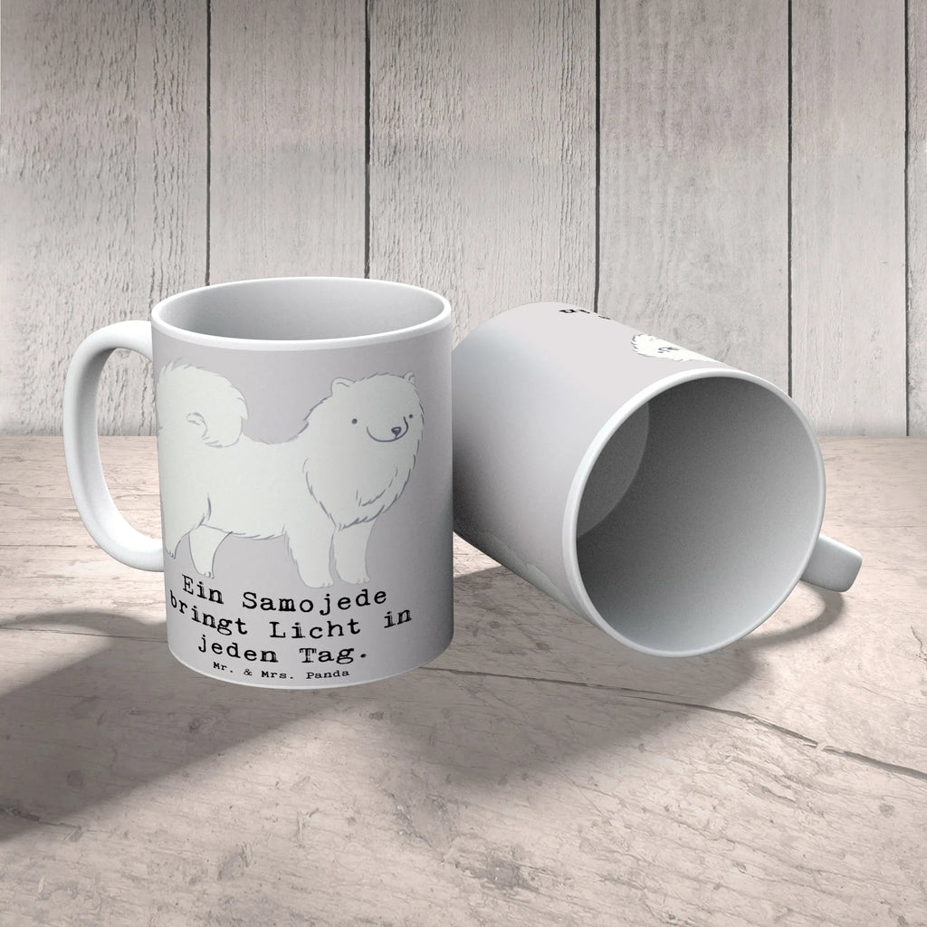 Tasse Samojede Licht Tasse, Kaffeetasse, Teetasse, Becher, Kaffeebecher, Teebecher, Keramiktasse, Porzellantasse, Büro Tasse, Geschenk Tasse, Tasse Sprüche, Tasse Motive, Kaffeetassen, Tasse bedrucken, Designer Tasse, Cappuccino Tassen, Schöne Teetassen, Hund, Hunderasse, Rassehund, Hundebesitzer, Geschenk, Tierfreund, Schenken, Welpe