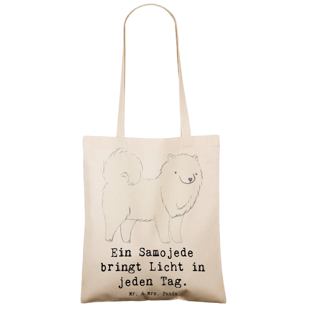 Tragetasche Samojede Licht Beuteltasche, Beutel, Einkaufstasche, Jutebeutel, Stoffbeutel, Tasche, Shopper, Umhängetasche, Strandtasche, Schultertasche, Stofftasche, Tragetasche, Badetasche, Jutetasche, Einkaufstüte, Laptoptasche, Hund, Hunderasse, Rassehund, Hundebesitzer, Geschenk, Tierfreund, Schenken, Welpe