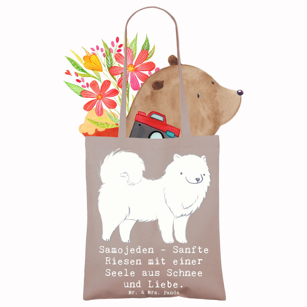 Tragetasche Samojede Liebe Beuteltasche, Beutel, Einkaufstasche, Jutebeutel, Stoffbeutel, Tasche, Shopper, Umhängetasche, Strandtasche, Schultertasche, Stofftasche, Tragetasche, Badetasche, Jutetasche, Einkaufstüte, Laptoptasche, Hund, Hunderasse, Rassehund, Hundebesitzer, Geschenk, Tierfreund, Schenken, Welpe