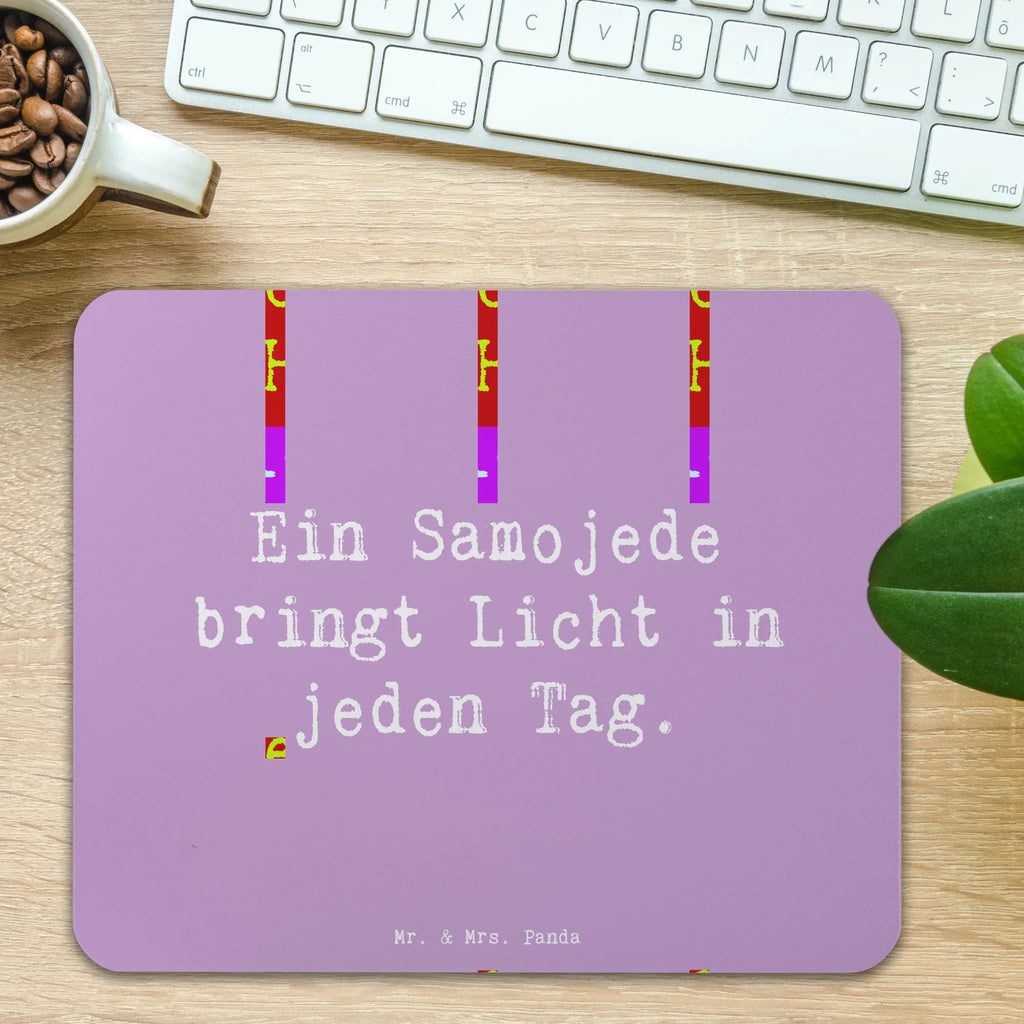 Mauspad Spruch Samojede Licht Mousepad, Computer zubehör, Büroausstattung, PC Zubehör, Arbeitszimmer, Mauspad, Einzigartiges Mauspad, Designer Mauspad, Mausunterlage, Mauspad Büro, Hund, Hunderasse, Rassehund, Hundebesitzer, Geschenk, Tierfreund, Schenken, Welpe