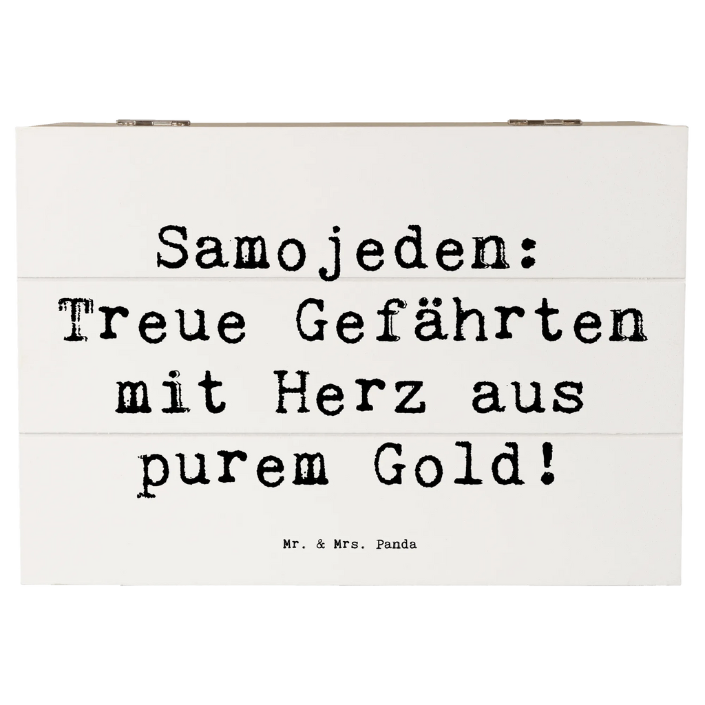 Holzkiste Spruch Samojede Herz Holzkiste, Kiste, Schatzkiste, Truhe, Schatulle, XXL, Erinnerungsbox, Erinnerungskiste, Dekokiste, Aufbewahrungsbox, Geschenkbox, Geschenkdose, Hund, Hunderasse, Rassehund, Hundebesitzer, Geschenk, Tierfreund, Schenken, Welpe