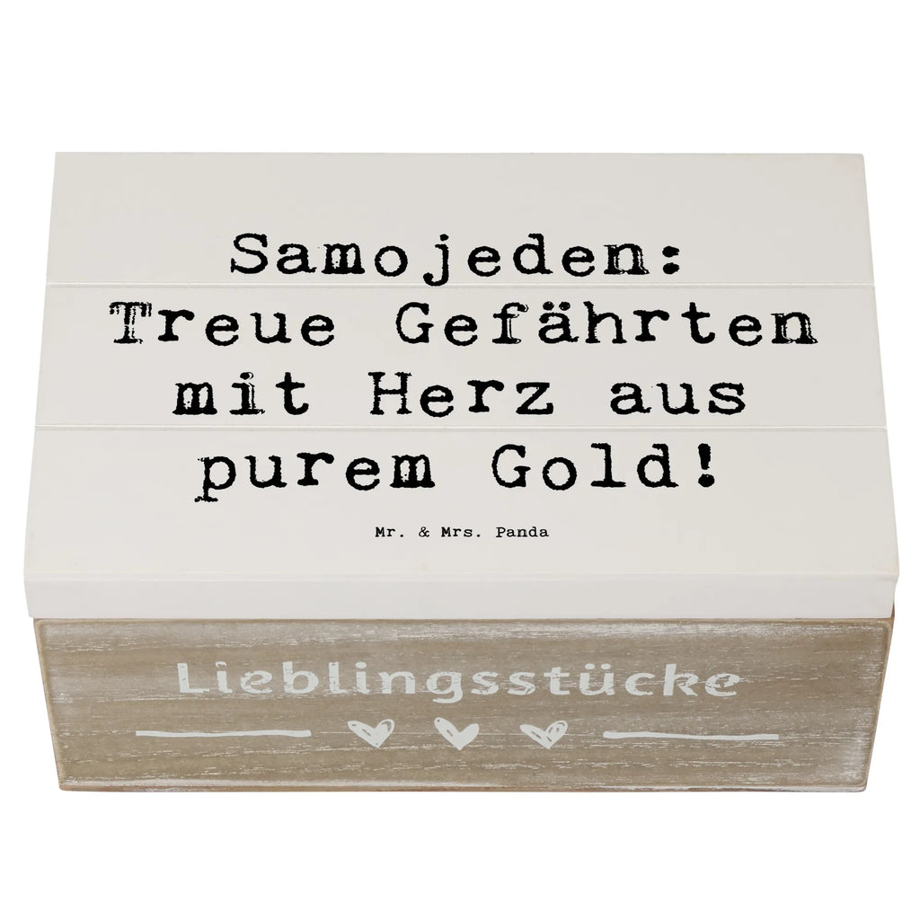 Holzkiste Spruch Samojede Herz Holzkiste, Kiste, Schatzkiste, Truhe, Schatulle, XXL, Erinnerungsbox, Erinnerungskiste, Dekokiste, Aufbewahrungsbox, Geschenkbox, Geschenkdose, Hund, Hunderasse, Rassehund, Hundebesitzer, Geschenk, Tierfreund, Schenken, Welpe