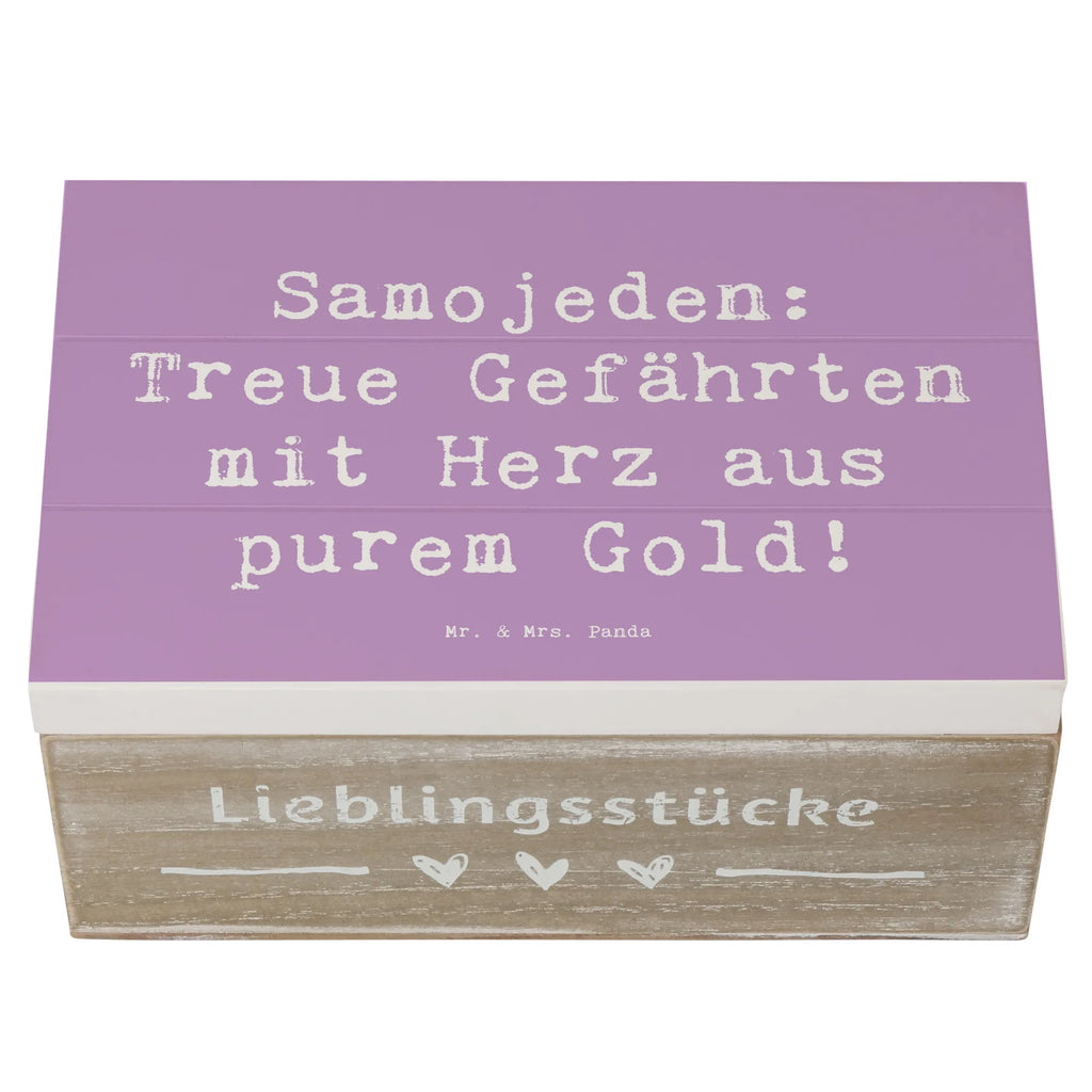 Holzkiste Spruch Samojede Herz Holzkiste, Kiste, Schatzkiste, Truhe, Schatulle, XXL, Erinnerungsbox, Erinnerungskiste, Dekokiste, Aufbewahrungsbox, Geschenkbox, Geschenkdose, Hund, Hunderasse, Rassehund, Hundebesitzer, Geschenk, Tierfreund, Schenken, Welpe