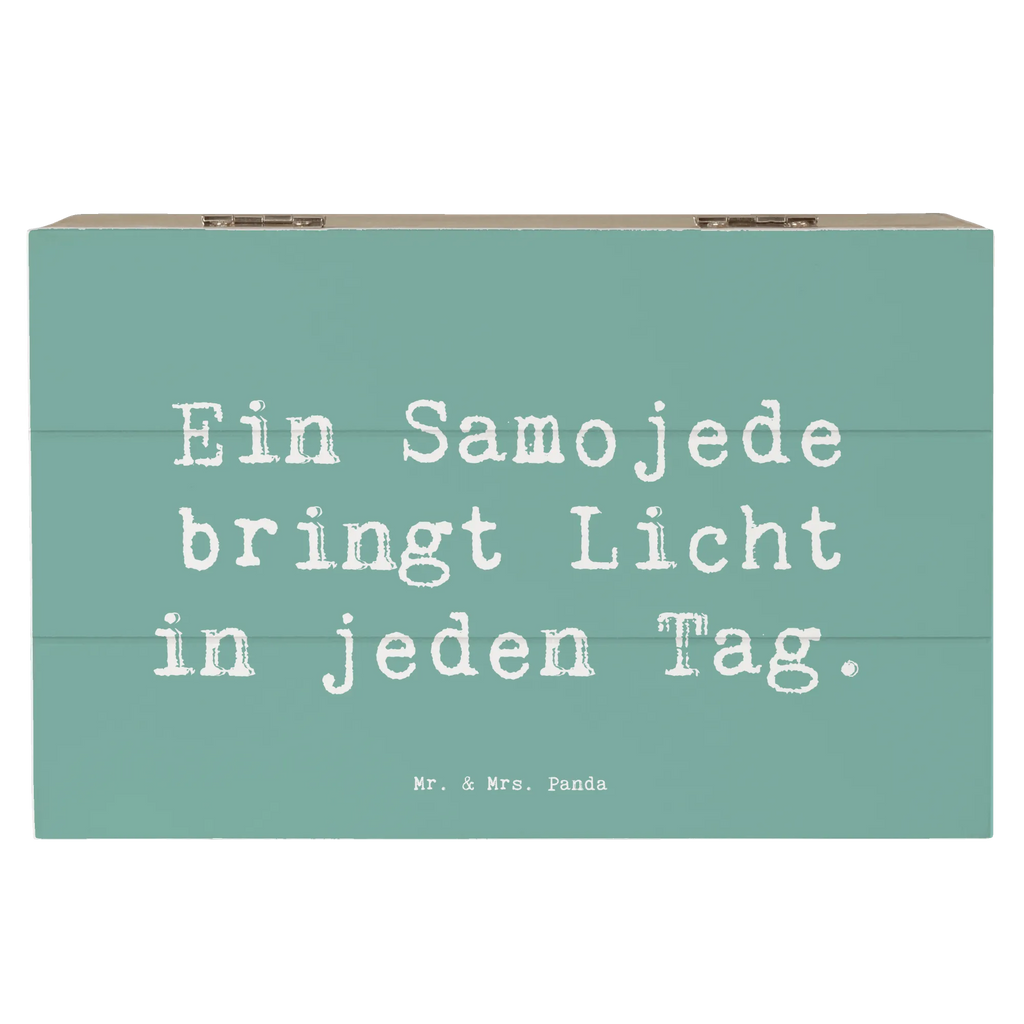 Holzkiste Spruch Samojede Licht Holzkiste, Kiste, Schatzkiste, Truhe, Schatulle, XXL, Erinnerungsbox, Erinnerungskiste, Dekokiste, Aufbewahrungsbox, Geschenkbox, Geschenkdose, Hund, Hunderasse, Rassehund, Hundebesitzer, Geschenk, Tierfreund, Schenken, Welpe