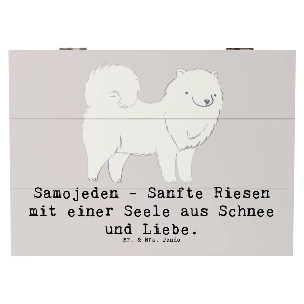 Holzkiste Samojede Liebe Holzkiste, Kiste, Schatzkiste, Truhe, Schatulle, XXL, Erinnerungsbox, Erinnerungskiste, Dekokiste, Aufbewahrungsbox, Geschenkbox, Geschenkdose, Hund, Hunderasse, Rassehund, Hundebesitzer, Geschenk, Tierfreund, Schenken, Welpe