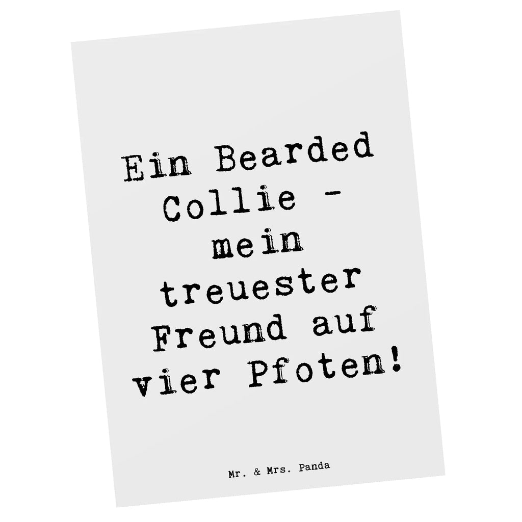 Postkarte Spruch Bearded Collie Freund Postkarte, Karte, Geschenkkarte, Grußkarte, Einladung, Ansichtskarte, Geburtstagskarte, Einladungskarte, Dankeskarte, Ansichtskarten, Einladung Geburtstag, Einladungskarten Geburtstag, Hund, Hunderasse, Rassehund, Hundebesitzer, Geschenk, Tierfreund, Schenken, Welpe