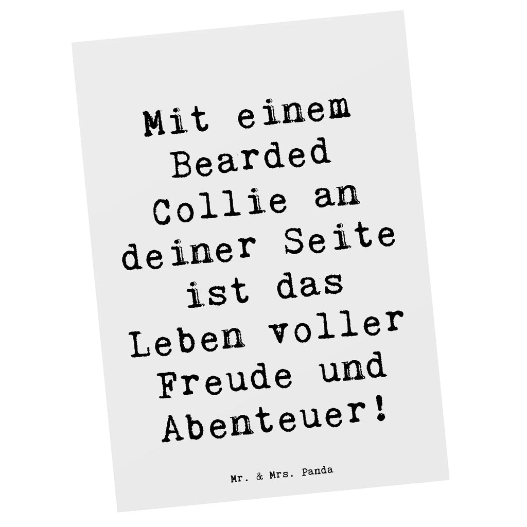 Postkarte Spruch Bearded Collie Freund Postkarte, Karte, Geschenkkarte, Grußkarte, Einladung, Ansichtskarte, Geburtstagskarte, Einladungskarte, Dankeskarte, Ansichtskarten, Einladung Geburtstag, Einladungskarten Geburtstag, Hund, Hunderasse, Rassehund, Hundebesitzer, Geschenk, Tierfreund, Schenken, Welpe