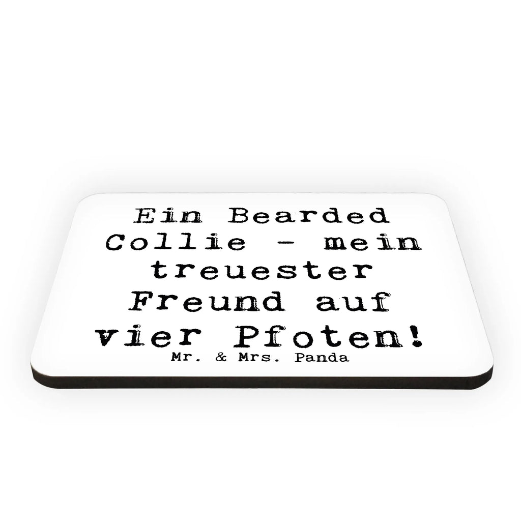 Magnet Spruch Bearded Collie Freund Kühlschrankmagnet, Pinnwandmagnet, Souvenir Magnet, Motivmagnete, Dekomagnet, Whiteboard Magnet, Notiz Magnet, Kühlschrank Dekoration, Hund, Hunderasse, Rassehund, Hundebesitzer, Geschenk, Tierfreund, Schenken, Welpe