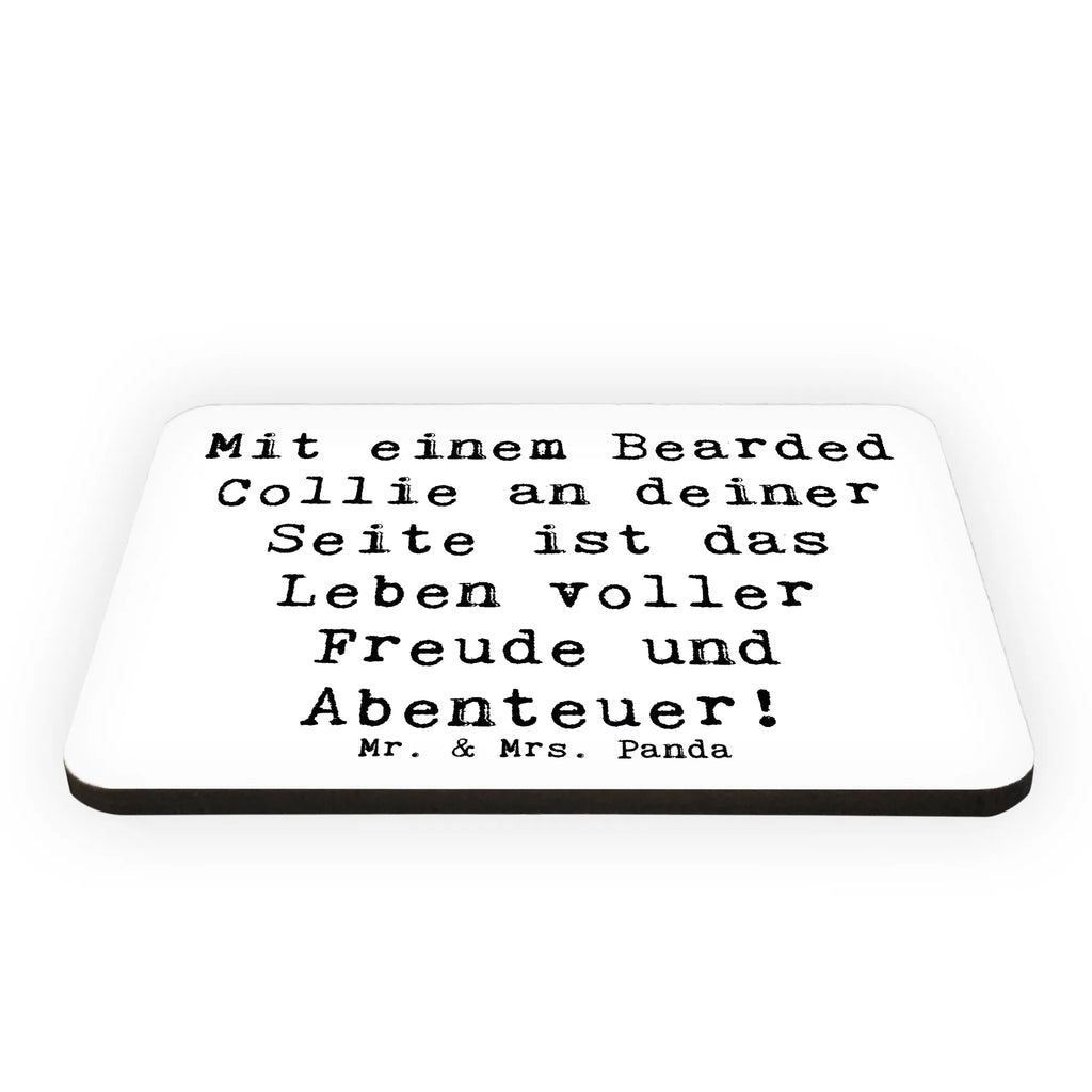 Magnet Spruch Bearded Collie Freund Kühlschrankmagnet, Pinnwandmagnet, Souvenir Magnet, Motivmagnete, Dekomagnet, Whiteboard Magnet, Notiz Magnet, Kühlschrank Dekoration, Hund, Hunderasse, Rassehund, Hundebesitzer, Geschenk, Tierfreund, Schenken, Welpe