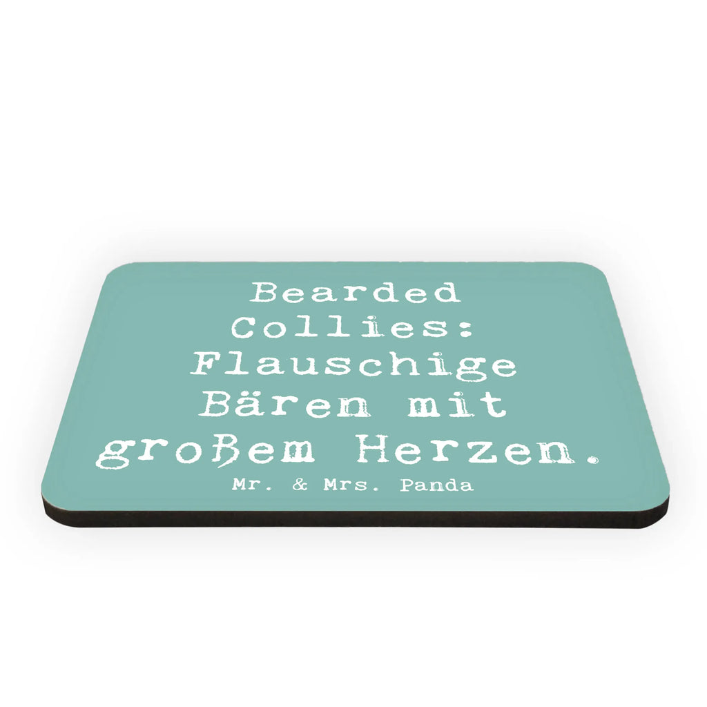 Magnet Spruch Bearded Collie Bärenherz Kühlschrankmagnet, Pinnwandmagnet, Souvenir Magnet, Motivmagnete, Dekomagnet, Whiteboard Magnet, Notiz Magnet, Kühlschrank Dekoration, Hund, Hunderasse, Rassehund, Hundebesitzer, Geschenk, Tierfreund, Schenken, Welpe