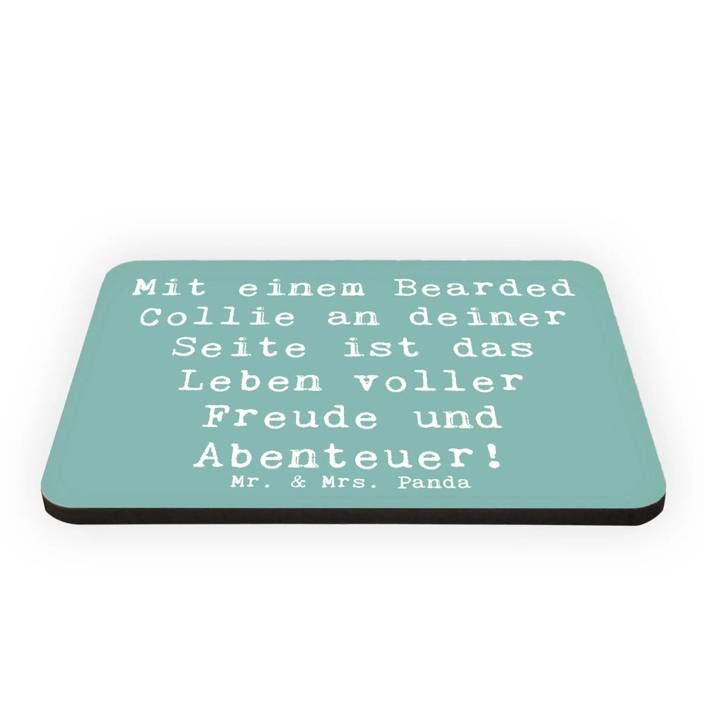 Magnet Spruch Bearded Collie Freund Kühlschrankmagnet, Pinnwandmagnet, Souvenir Magnet, Motivmagnete, Dekomagnet, Whiteboard Magnet, Notiz Magnet, Kühlschrank Dekoration, Hund, Hunderasse, Rassehund, Hundebesitzer, Geschenk, Tierfreund, Schenken, Welpe