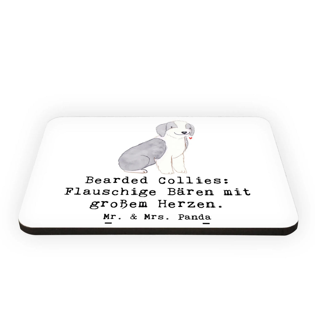 Magnet Bearded Collie Bärenherz Kühlschrankmagnet, Pinnwandmagnet, Souvenir Magnet, Motivmagnete, Dekomagnet, Whiteboard Magnet, Notiz Magnet, Kühlschrank Dekoration, Hund, Hunderasse, Rassehund, Hundebesitzer, Geschenk, Tierfreund, Schenken, Welpe