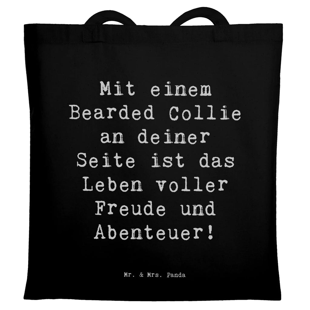 Tragetasche Spruch Bearded Collie Freund Beuteltasche, Beutel, Einkaufstasche, Jutebeutel, Stoffbeutel, Tasche, Shopper, Umhängetasche, Strandtasche, Schultertasche, Stofftasche, Tragetasche, Badetasche, Jutetasche, Einkaufstüte, Laptoptasche, Hund, Hunderasse, Rassehund, Hundebesitzer, Geschenk, Tierfreund, Schenken, Welpe