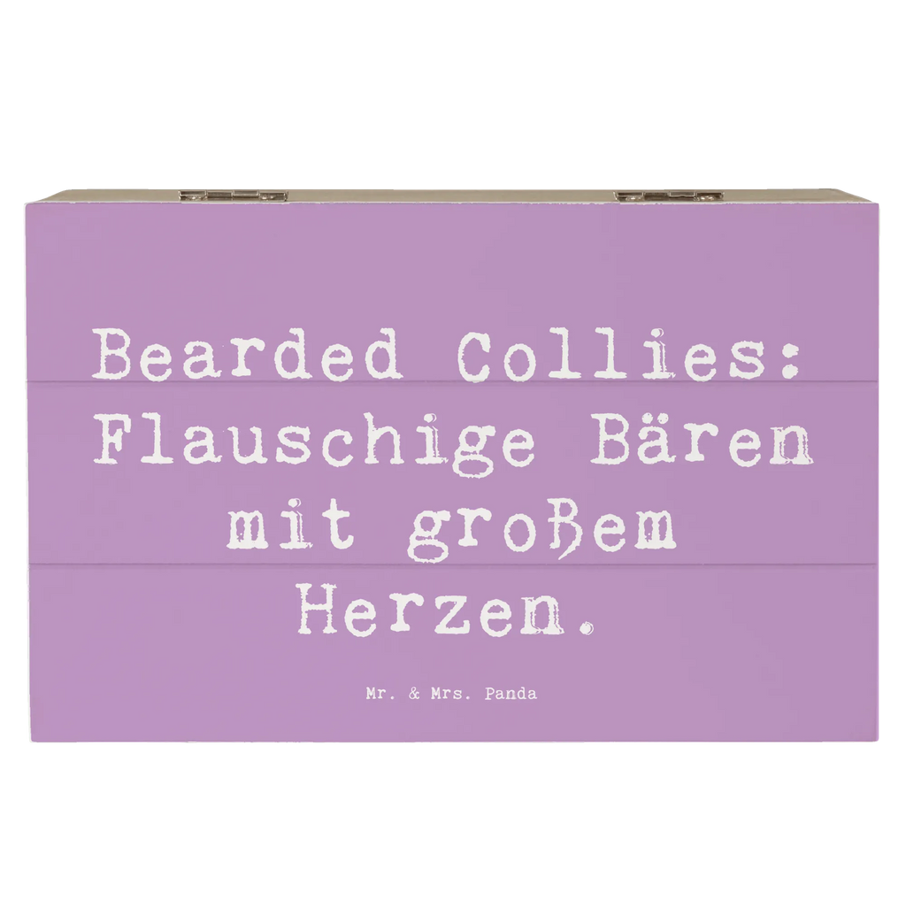 Holzkiste Spruch Bearded Collie Bärenherz Holzkiste, Kiste, Schatzkiste, Truhe, Schatulle, XXL, Erinnerungsbox, Erinnerungskiste, Dekokiste, Aufbewahrungsbox, Geschenkbox, Geschenkdose, Hund, Hunderasse, Rassehund, Hundebesitzer, Geschenk, Tierfreund, Schenken, Welpe